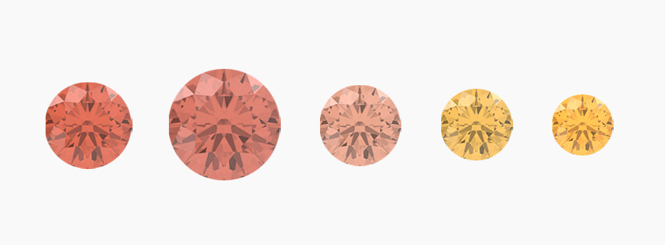Orange Lab Grown Diamond
