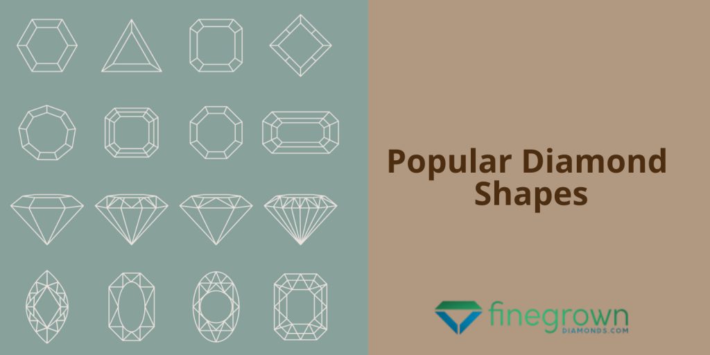 HOW DIAMOND SHAPES AFFECT THE PRICE | Popular diamond shapes