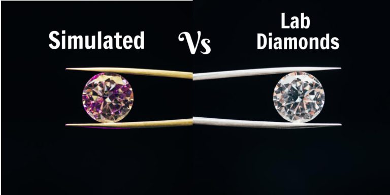 Simulated Diamond vs Lab Diamond