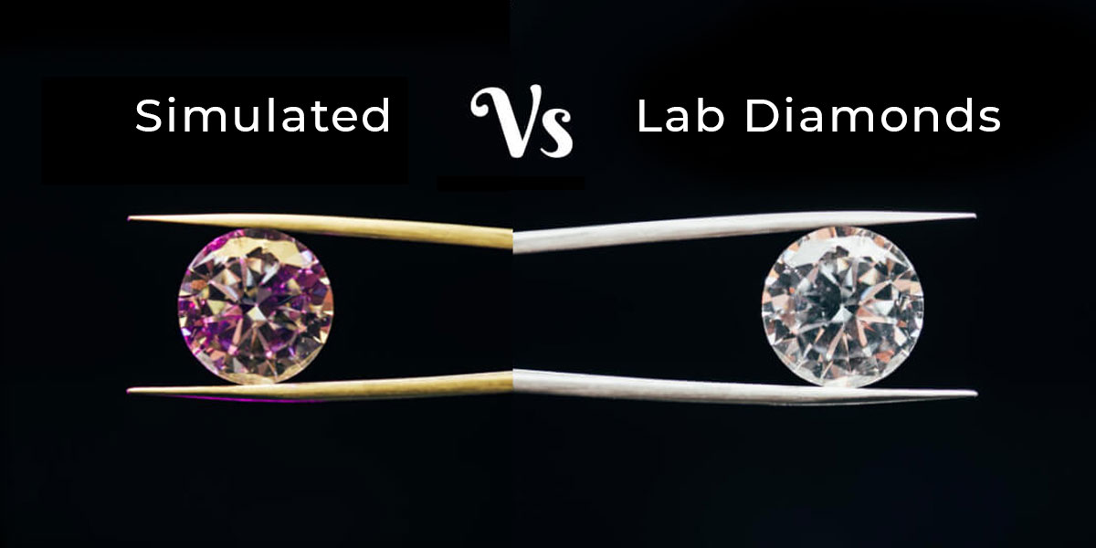 Simulated Diamond vs Lab Diamond - Lab Grown Diamond Manufacturer &  Wholesaler India - Finegrown Diamonds