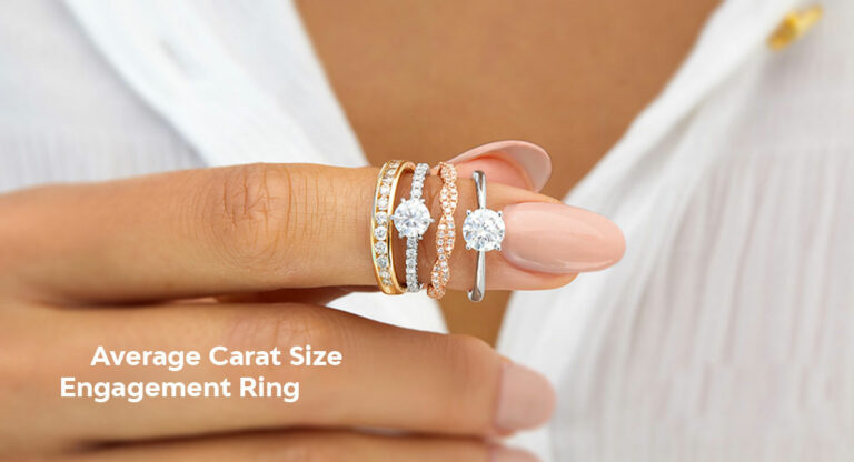 Average Carat Size Engagement Ring 2023