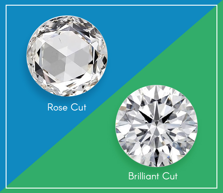 Rose Cut Diamonds vs Brilliant Cut